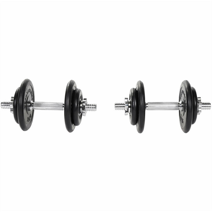 Set gantere cauciucate 20 kg - Gorilla Sports Ro