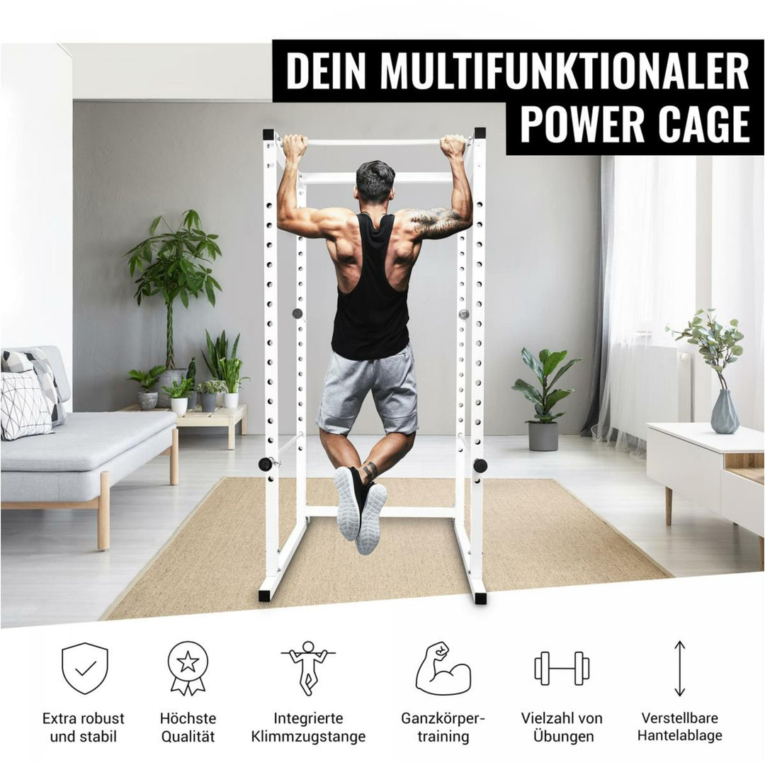 Power Rack Alb - Gorilla Sports Ro