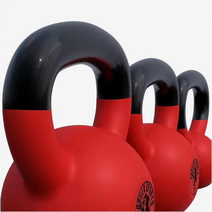 Kettlebell din fontă turnată cu înveliș de cauciuc