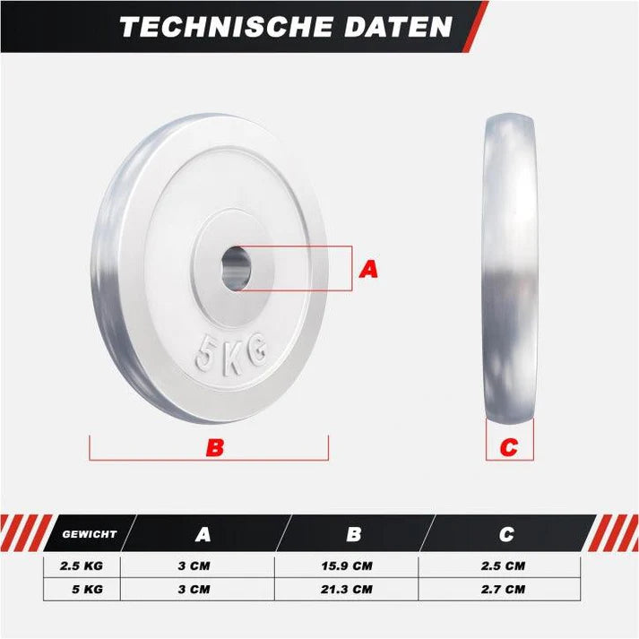 Discuri cromate 0,5-30 kg 30/31 mm