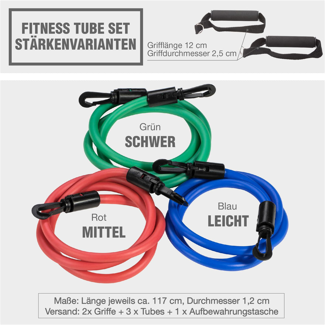 Set expander cu manere pentru fitness - Gorilla Sports Ro