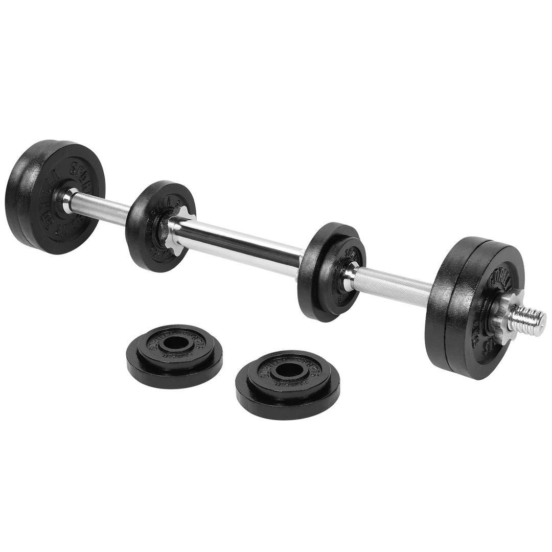 Set gantere fonta 22 kg reglabil 2 in 1 - Gorilla Sports Ro