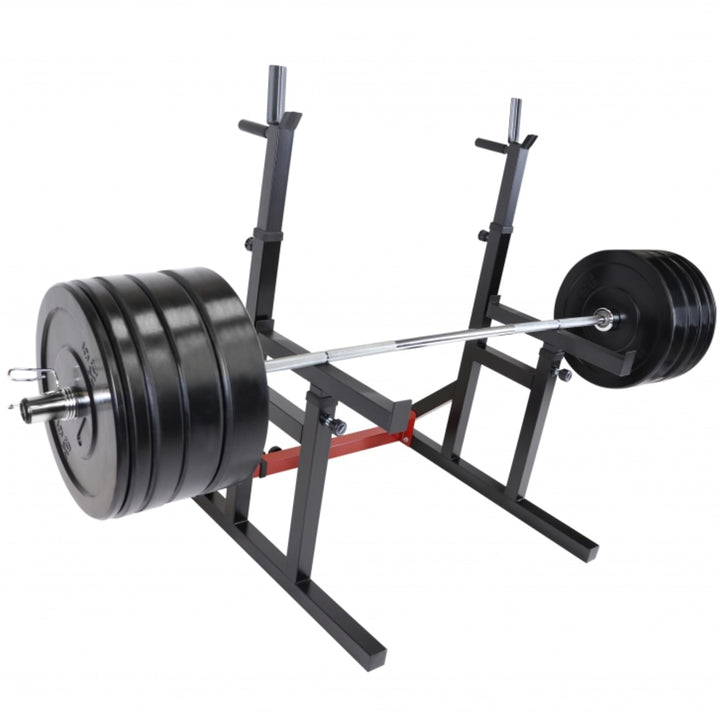 Squat Rack cu set de bare Olympia Bumper Plate 170 kg - Gorilla Sports Ro