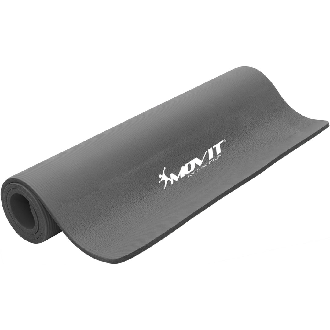 Covoras de gimnastica MOVIT®, 190 x 100 x1,5cm, Gri - Gorilla Sports Ro