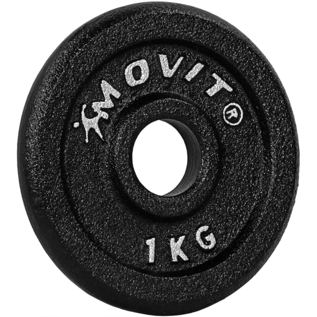 Set 4 x 1 Kg discuri, MOVIT®, 4 kg, fonta - Gorilla Sports Ro