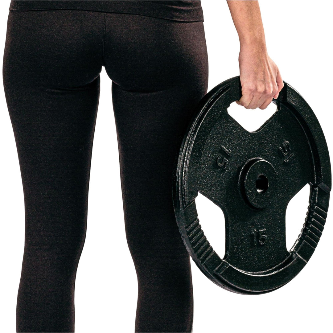 Set de 4 x discuri, greutate 1,0 kg fonta, prindere - Gorilla Sports Ro