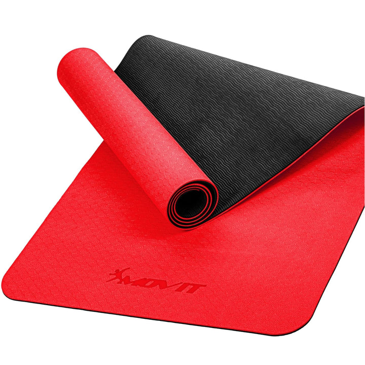 Covoras de gimnastica, MOVIT®, 190 x 100 x 0,6cm, rosu - Gorilla Sports Ro