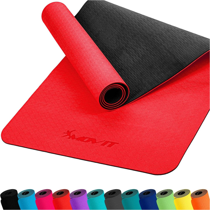 Covoras de gimnastica, MOVIT®, 190 x 100 x 0,6cm, rosu - Gorilla Sports Ro