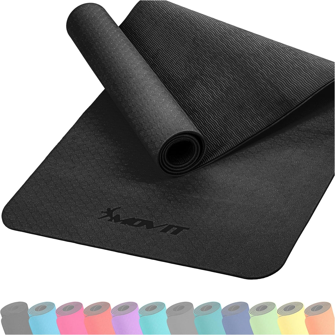 Covoras de gimnastica, MOVIT®, 190 x 60 x 0,6cm, gri - Gorilla Sports Ro