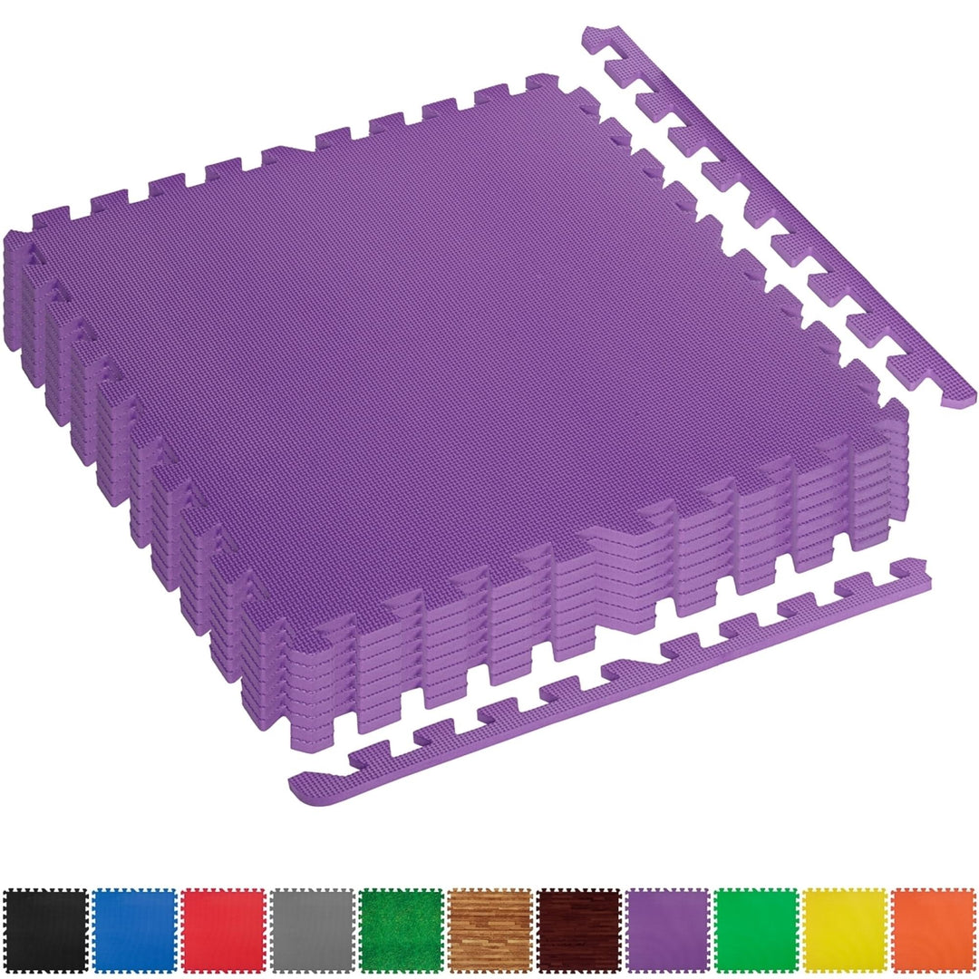 Set de 8 covorase de protectie, MOVIT®, 3m², lila - Gorilla Sports Ro