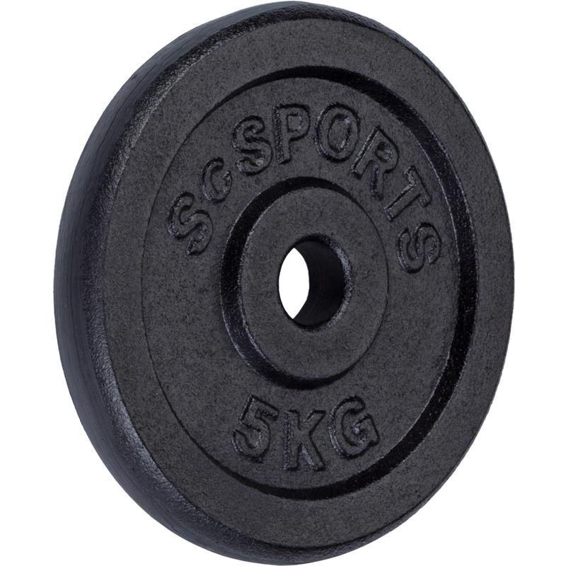 Set discuri ScSPORTS 20 kg fontă 4 x 5 kg