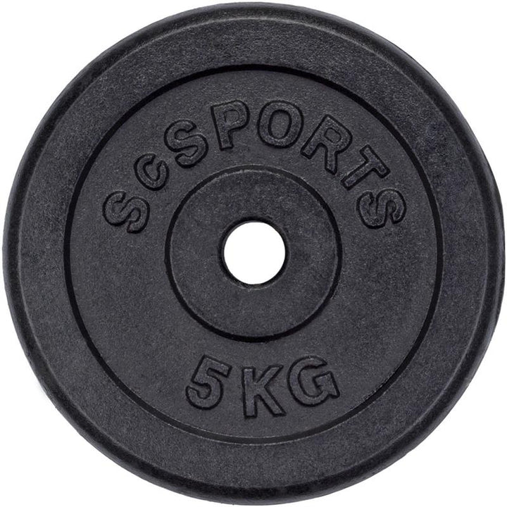 Set discuri ScSPORTS 20 kg fontă 4 x 5 kg