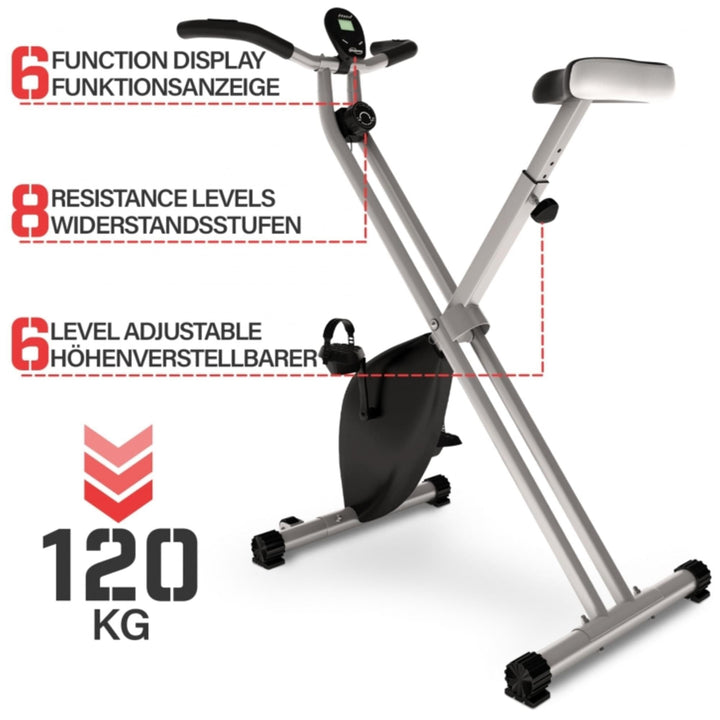 Bicicleta exercitii cu afisaj LCD, Physionics - Gorilla Sports Ro