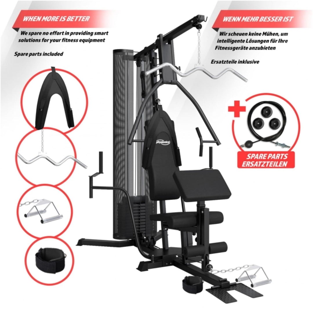 Aparat Multifunctional HomeGym, Physionics - Gorilla Sports Ro