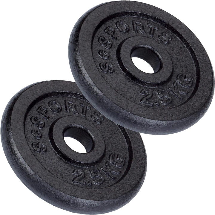 Set de placi de greutate, 5 KG (2x 2.5), 30/31 mmdin fonta