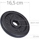 Set de haltere 15 kg, 2 gantere, otel, 30/31 mm, discuri din fonta