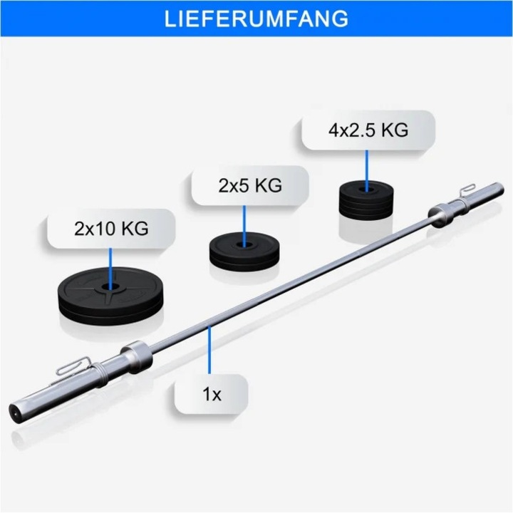 Banca reglabila + set greutati 60 Kg