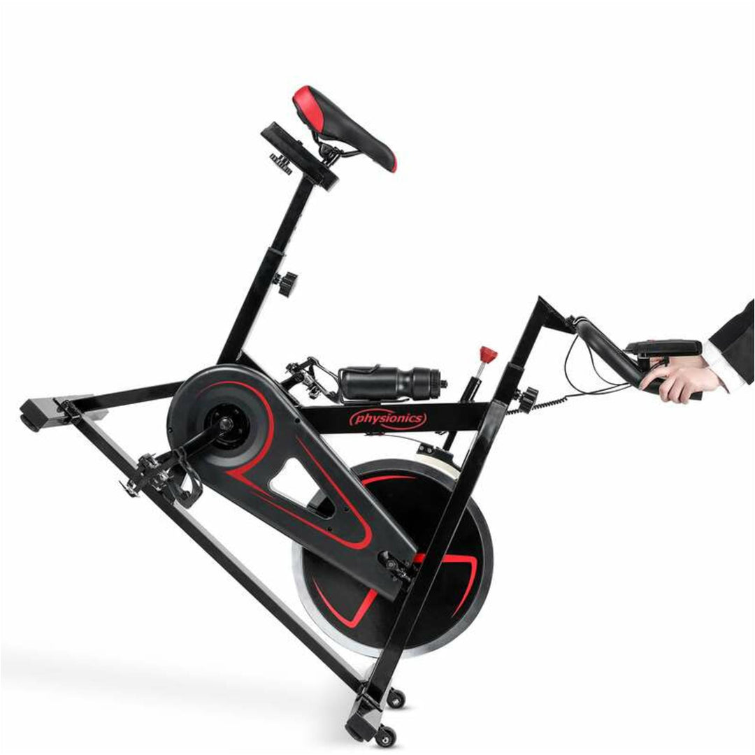 Bicicleta exercitii, cu afisaj LCD, Physionics - Gorilla Sports Ro