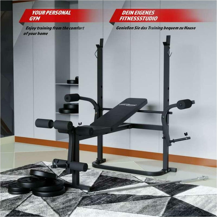 Banca de greutati, multifunctionala, Physionics - Gorilla Sports Ro