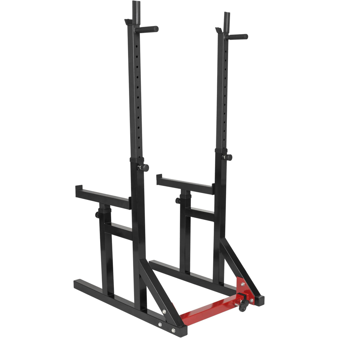 Squat Rack cu set de bare Olympia Bumper Plate 170 kg - Gorilla Sports Ro