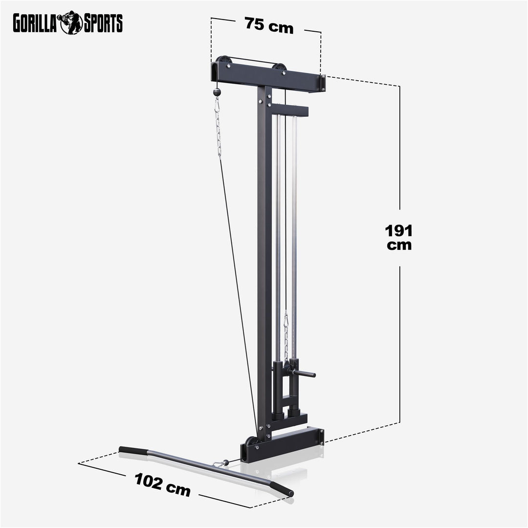 Lat-pulldown cu montare pe perete - Gorilla Sports Ro