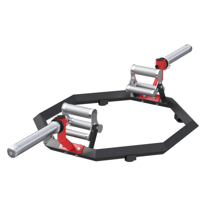 Multi Grip Trap Bar Negru/Roșu - Gorilla Sports Ro