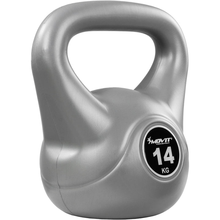 Kettlebell , MOVIT® de 14 kg, gri - Gorilla Sports Ro