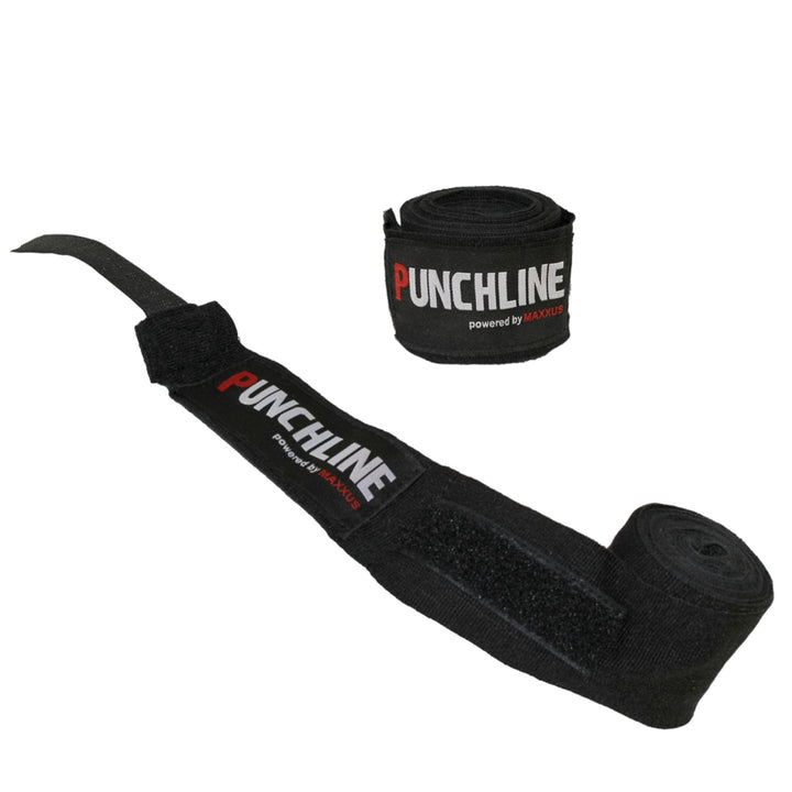 Bandaj Wrap PUNCHLINE 2 buc negru - Gorilla Sports Ro