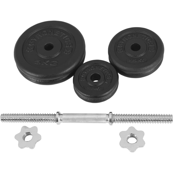 Set gantere Seria E 25 mm fontă 20 kg - Gorilla Sports Ro