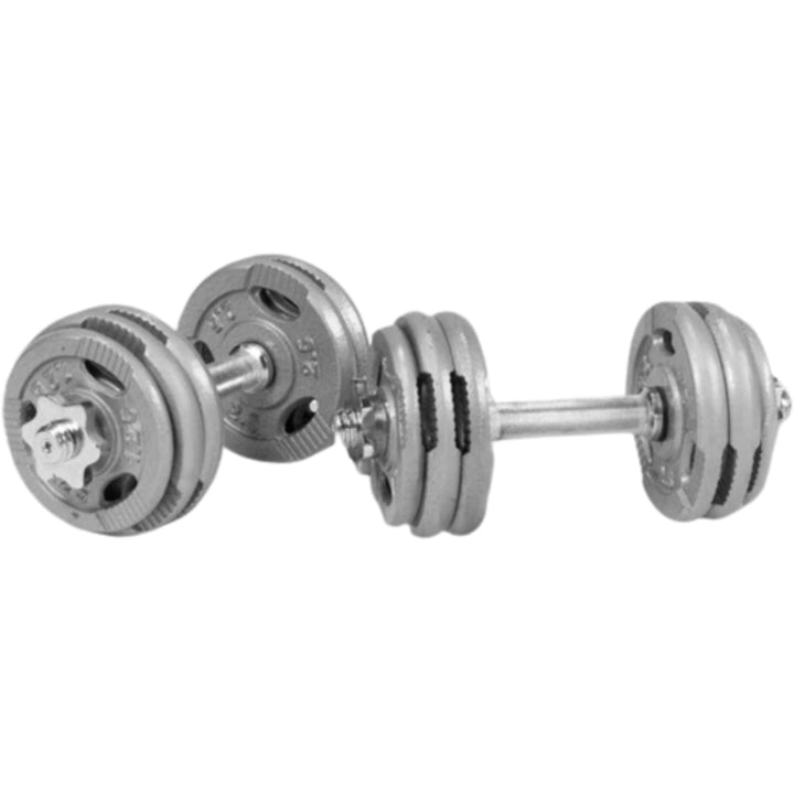 Set 2 gantere grip din fonta 30 kg - Gorilla Sports Ro